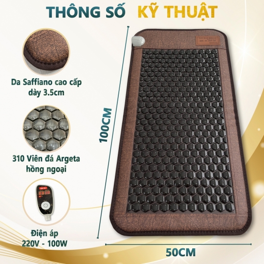 THẢM ĐÁ NÓNG KÍCH THƯỚC 50X100CM