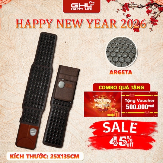 ĐAI ĐÁ NÓNG KÍCH THƯỚC 25X135CM